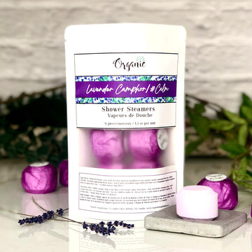 Lavender Camphor Shower Steamers Organic inspirations